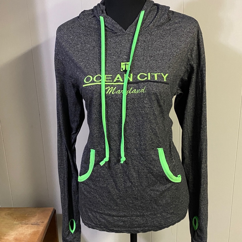 Ocean City Maryland Ragwear USA Gray Hoodie
